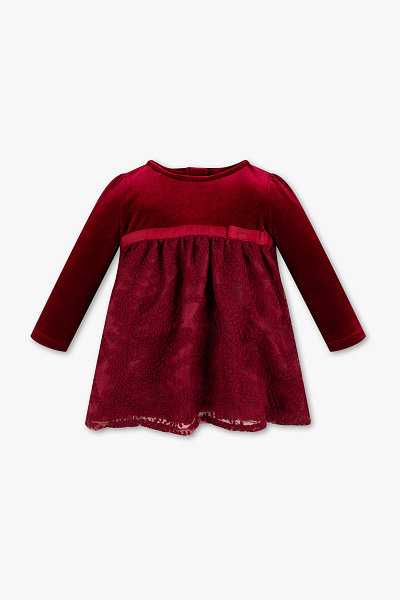 C en A Baby jurkje, Rood, Maat 92 C en A Baby jurkje, Rood, Maat 92
