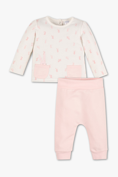 C en A Baby outfit, Wit, Maat 80 C en A Baby outfit, Wit, Maat 80