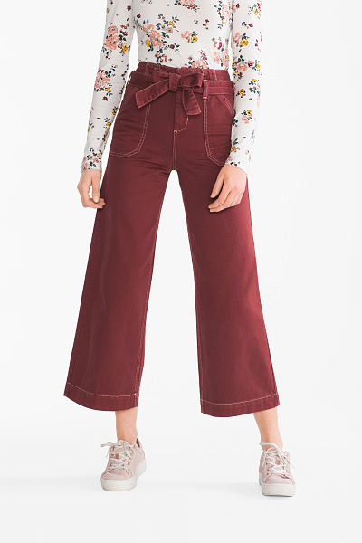 C&A Hose-Culotte, Rot, Größe: 42 C&A Hose-Culotte, Rot, Größe: 42