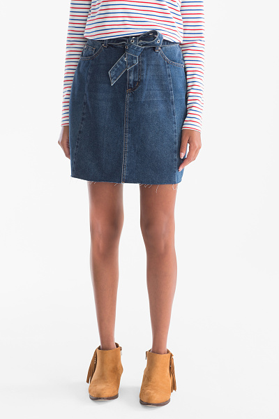 C&A Jeansrock, Blau, Größe: 42 C&A Jeansrock, Blau, Größe: 42