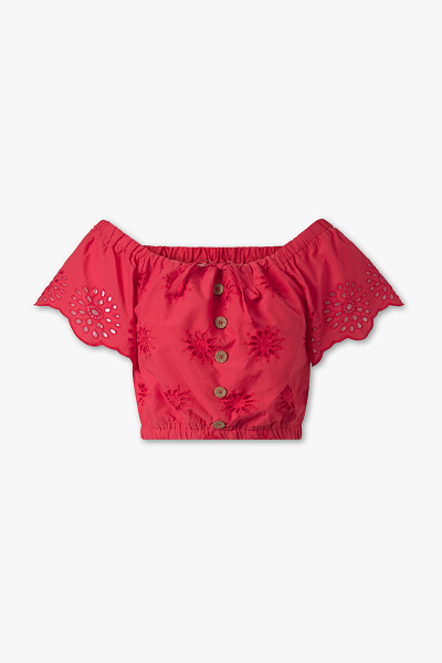 C&A Bluse, Rot, Größe: 42 C&A Bluse, Rot, Größe: 42
