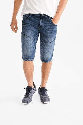 Uomo Lunghi Jeans Pantaloncini Jeans Pantaloncini QdBxeECWro
