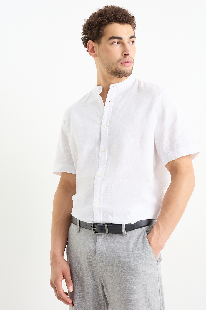 C&A Wende-Gürtel-Lederimitat, Blau, Größe: 105