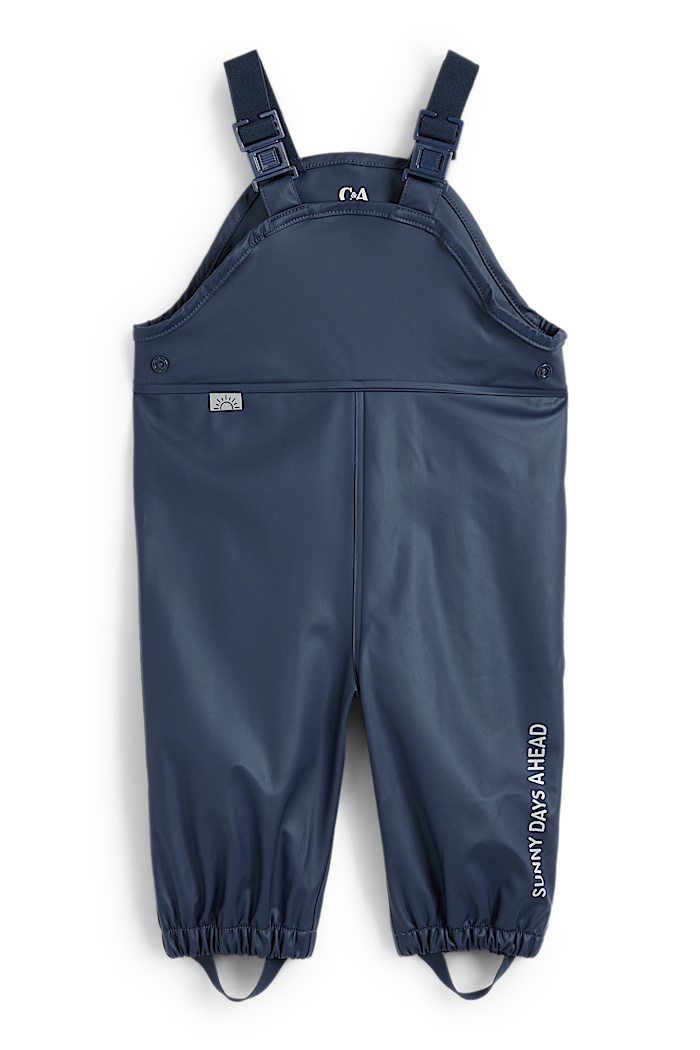 C&A Baby-Regenhose-wasserdicht, Blau, Größe: 68