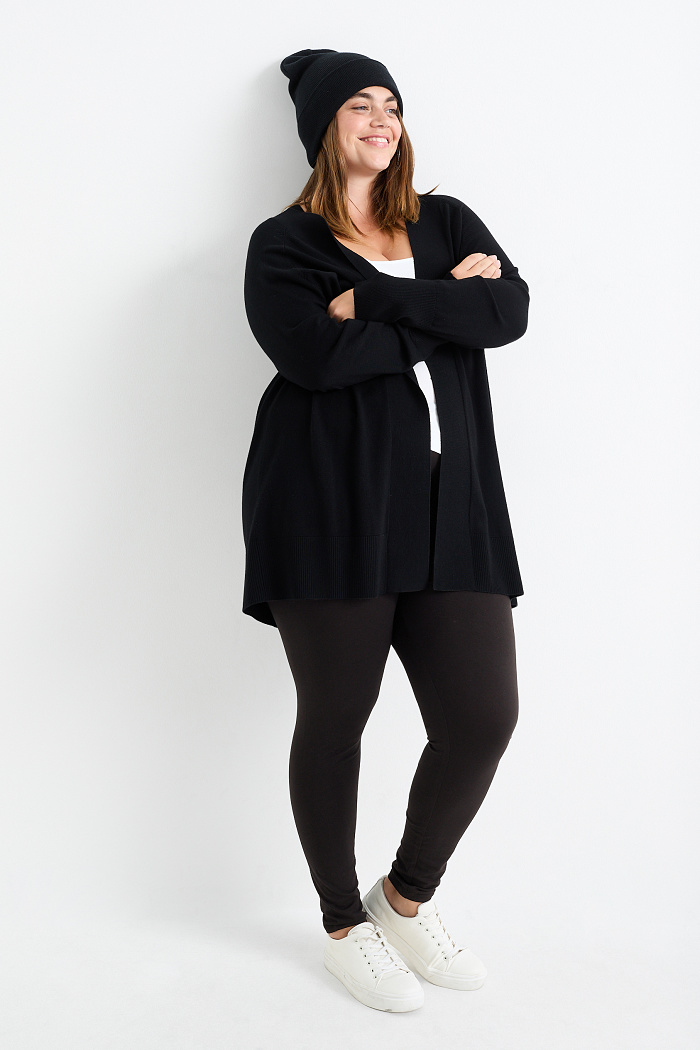 C&A Leggings-4 Way Stretch, Schwarz, Größe: 3XL