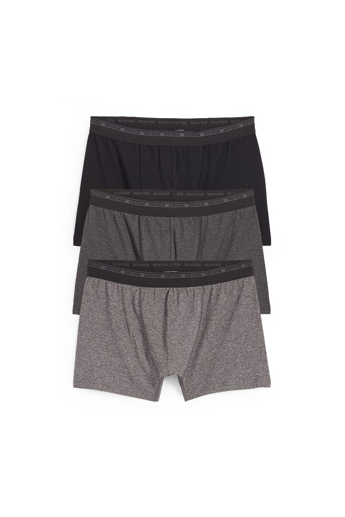 C&A Multipack 3er-Trunks, Grau, Größe: S