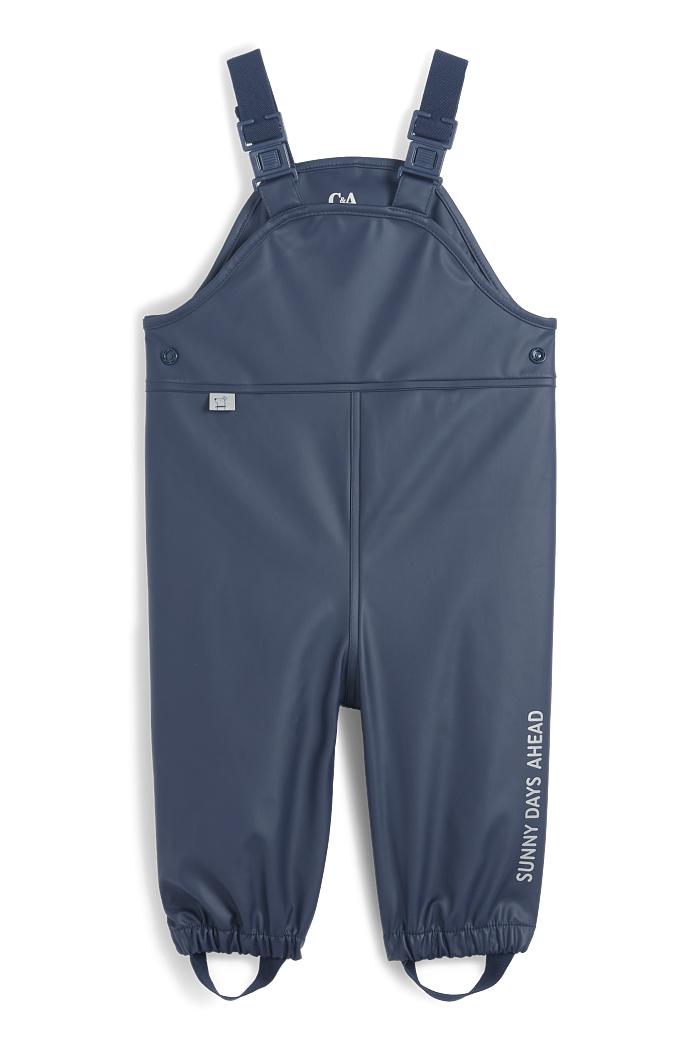 C&A Baby-Regenhose-wasserdicht, Blau, Größe: 68