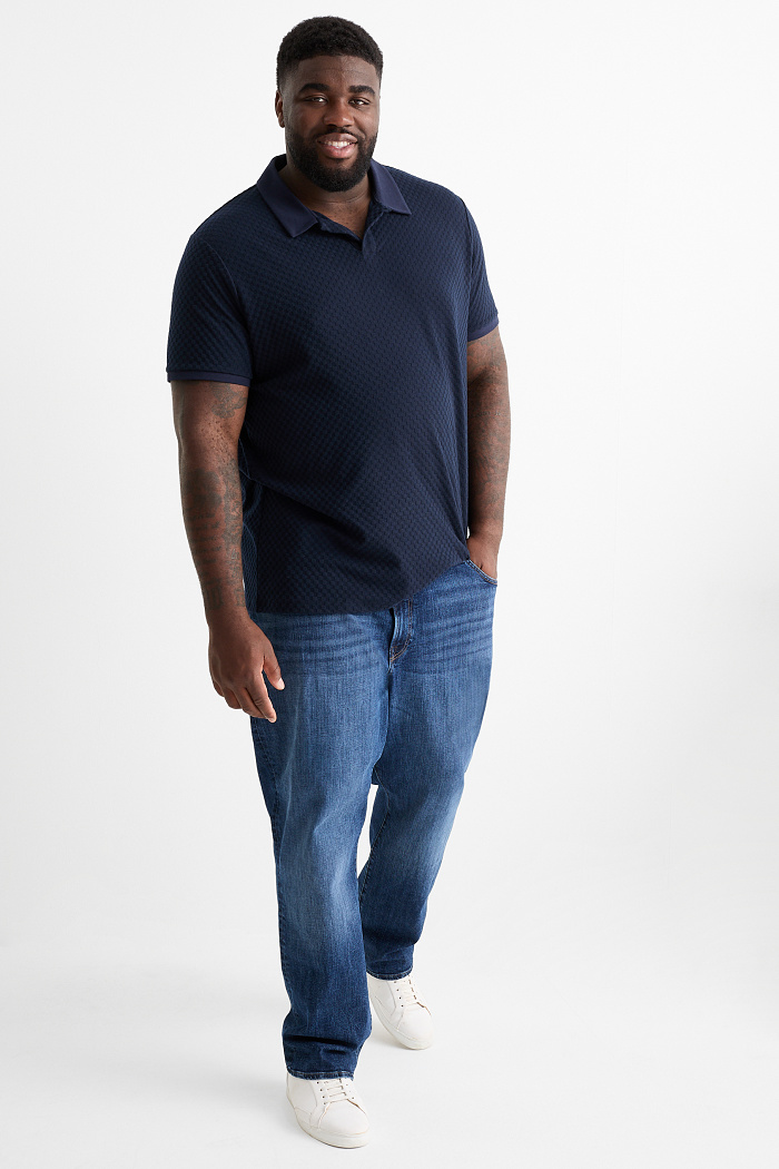 C&A Straight Jeans-LYCRA , Blau, Größe: W52 L32