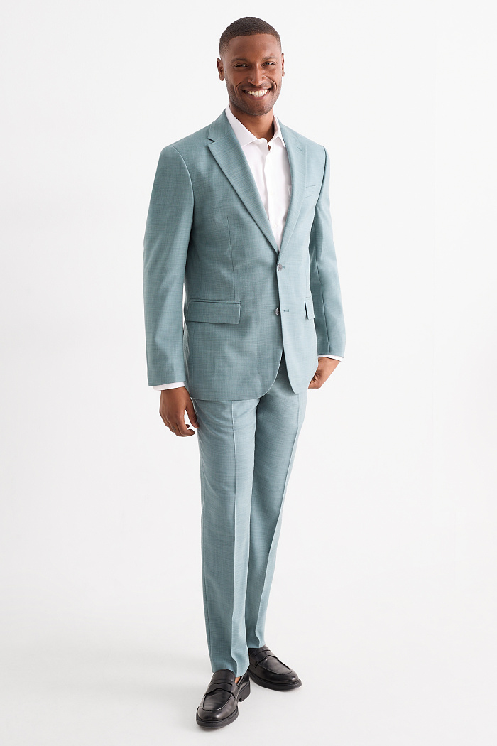 C&A Hose-Regular Fit-Flex, Türkis, Größe: 25