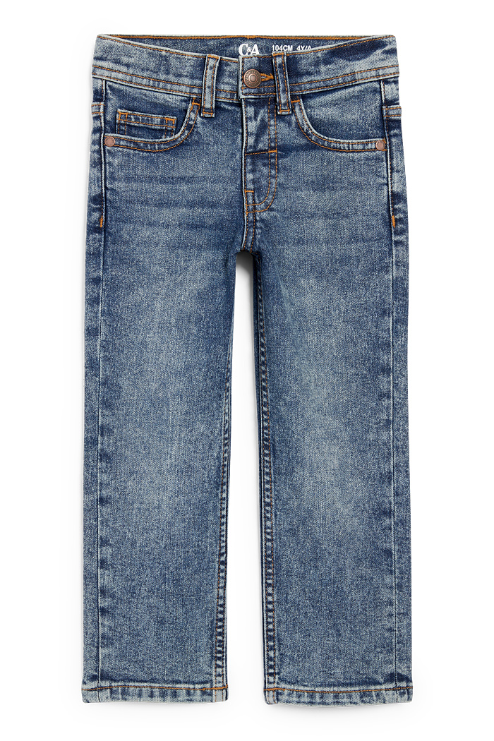 C&A Straight Jeans, Blau, Größe: 104
