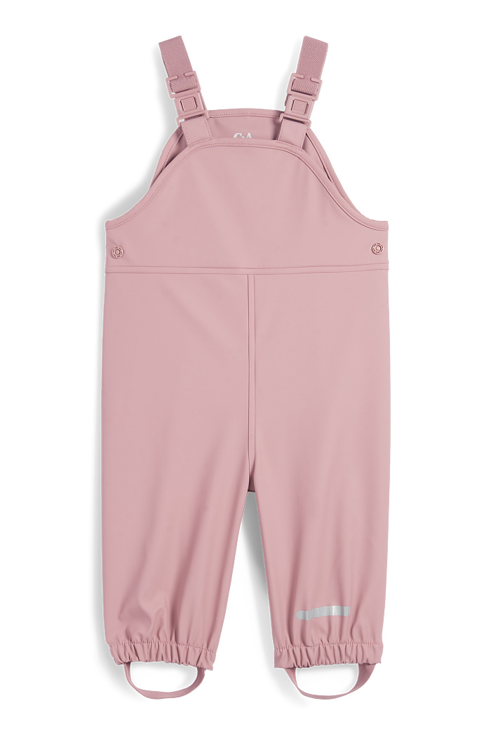 C&A Baby-Regenhose-wasserdicht, Rosa, Größe: 68