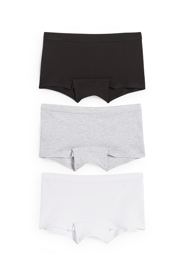 C&A Multipack 3er-Boxershorts, Schwarz, Größe: 158-164
