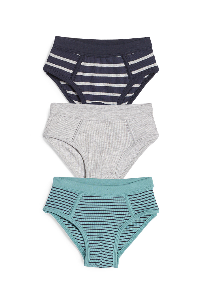 C&A Multipack 3er-Slip-gerippt, Blau, Größe: 98-104