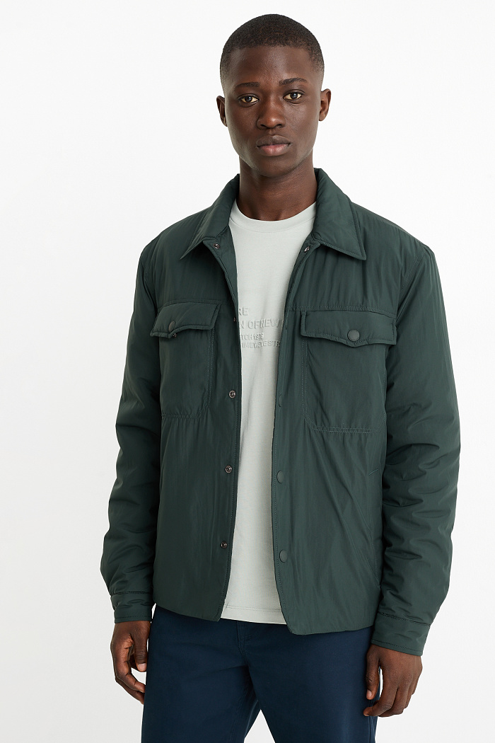 C&A Jacke-gefüttert, Grün, Größe: S
