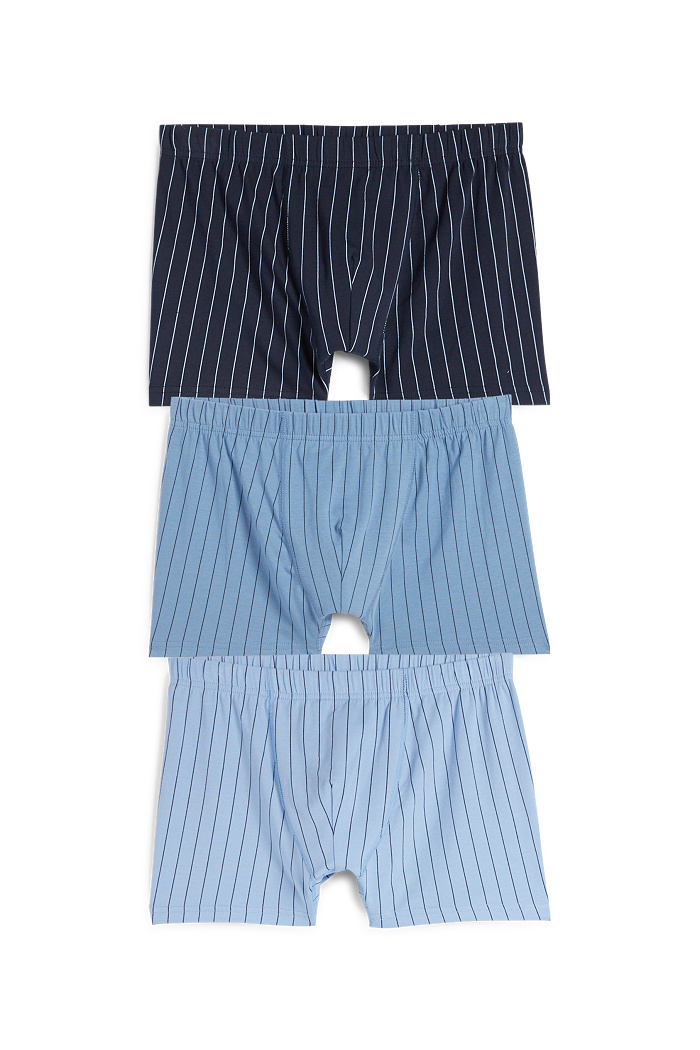 C&A Multipack 3er-Trunks-gestreift, Blau, Größe: 3XL