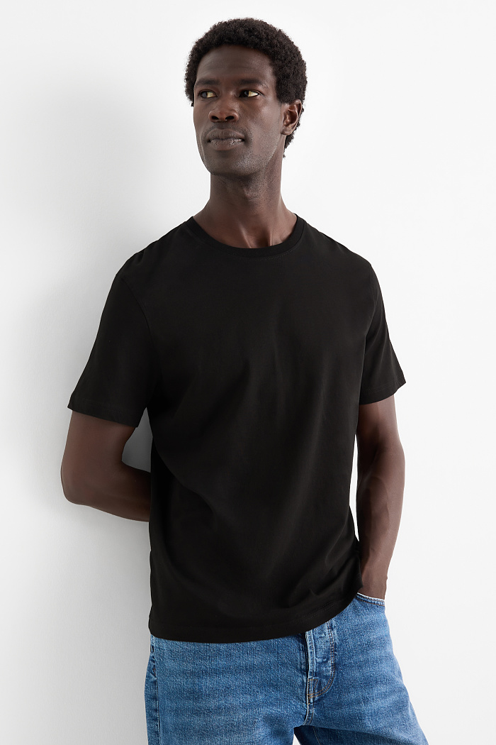 C&A Multipack 3er-T-Shirt-Regular Fit, Weiß, Größe: M