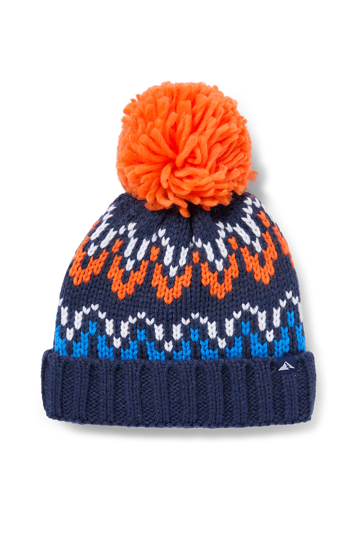 C&A Bommelmütze-gemustert, Orange, Größe: 98-104