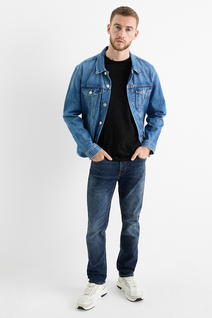 C&A Slim Jeans-LYCRA , Blau, Größe: W34 L36