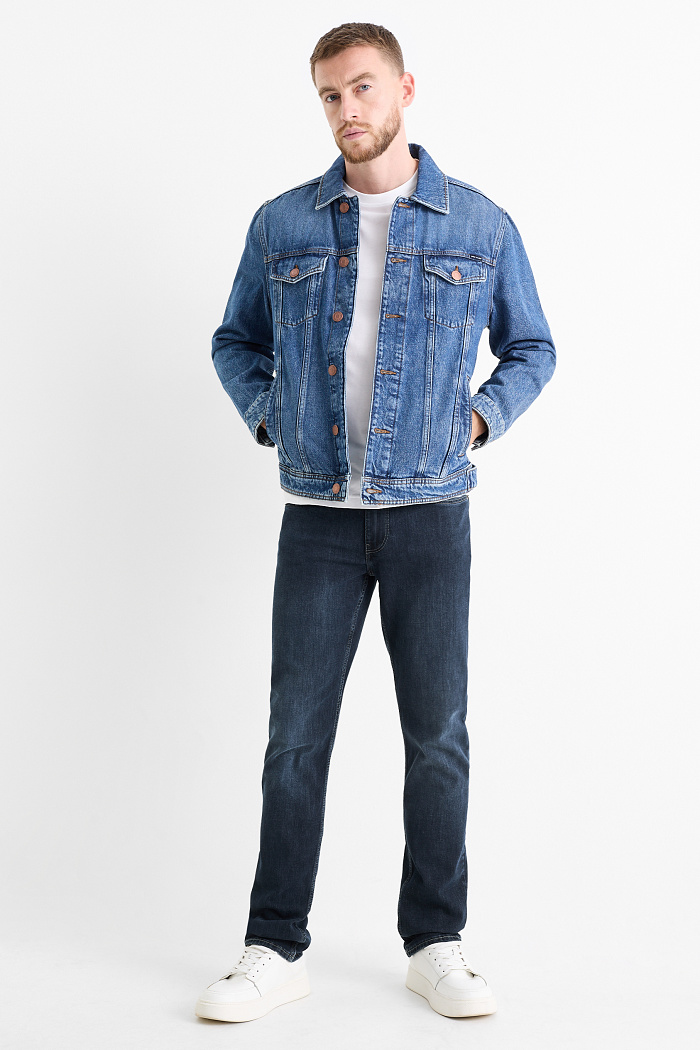 C&A Slim Jeans-LYCRA , Blau, Größe: W32 L32