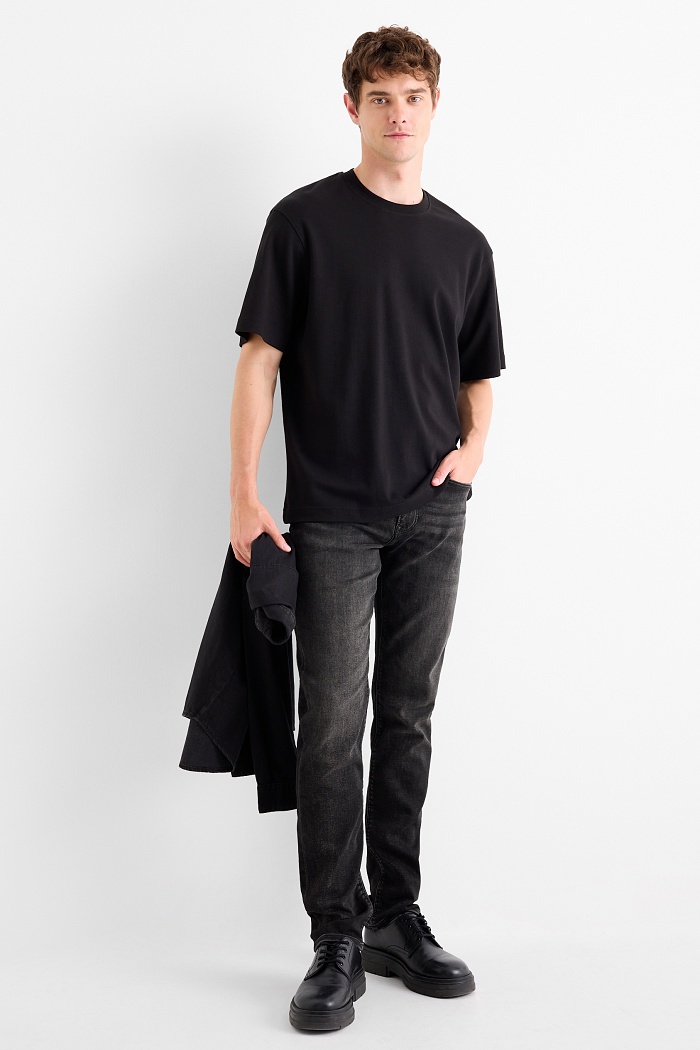 C&A Slim Jeans-Flex Jog Denim-LYCRA , Grau, Größe: W36 L30
