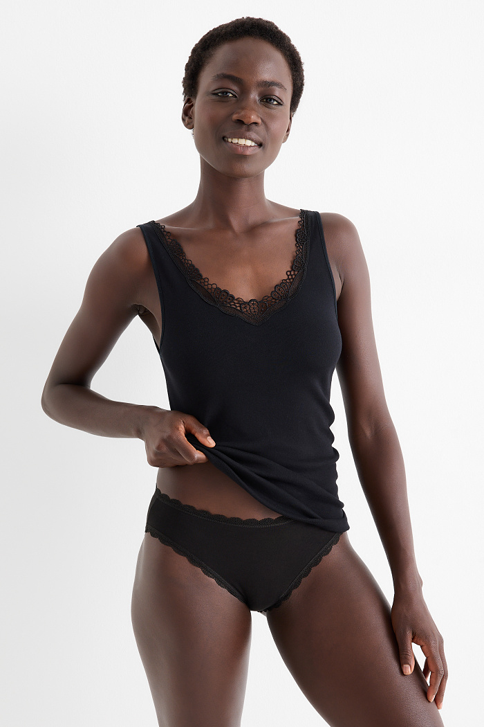 C&A Multipack 4er-Slip, Schwarz, Größe: 2XL