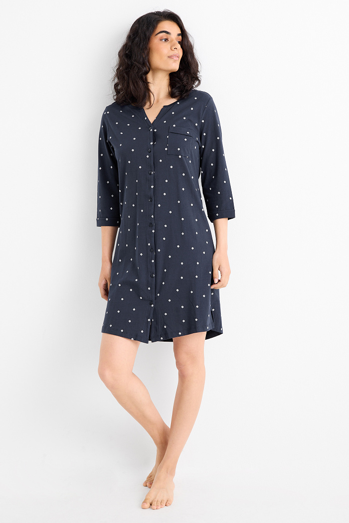 C&A Nachthemd, Blau, Größe: XL