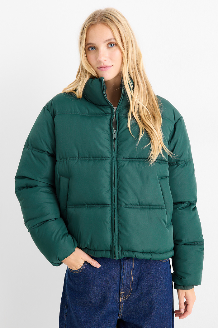 C&A Steppjacke, Grün, Größe: S