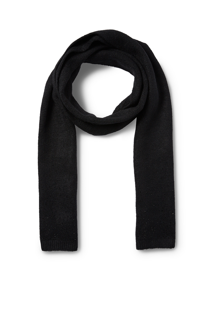 C&A Schal mit Strasssteinen, Schwarz, Größe: 1 size