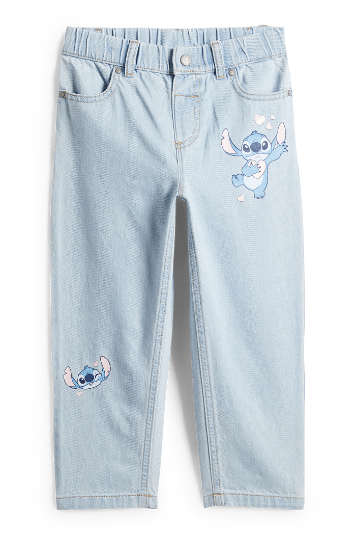 C&A Lilo & Stitch-Relaxed Jeans, Blau, Größe: 134