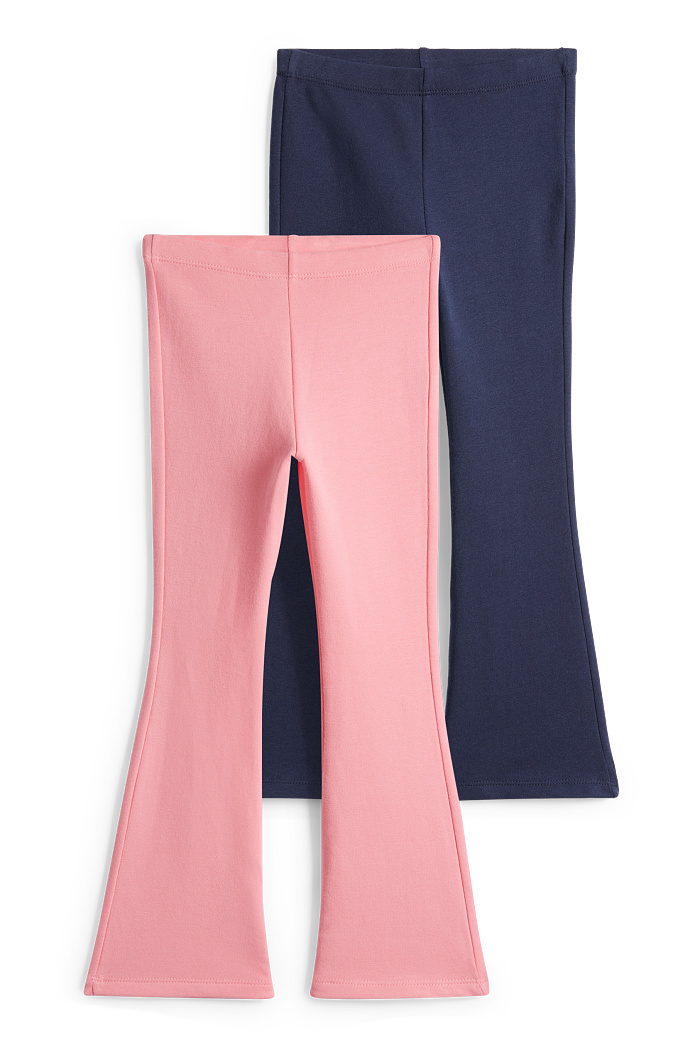 C&A Multipack 2er-Flared Thermoleggings, Rosa, Größe: 104