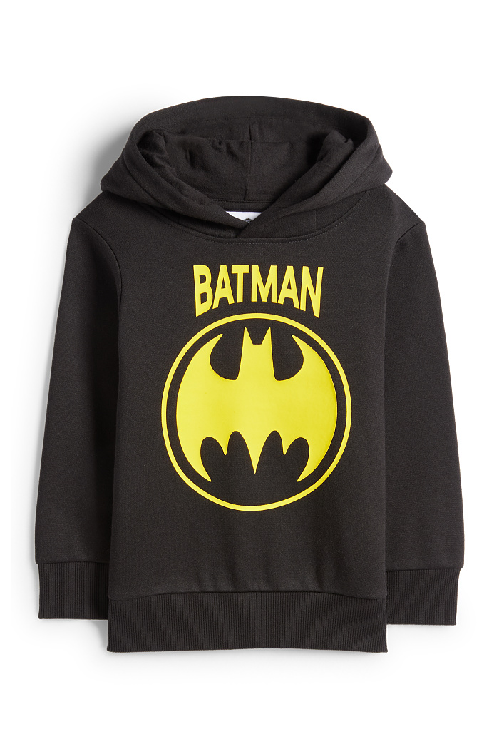 C&A Batman-Hoodie, Schwarz, Größe: 116