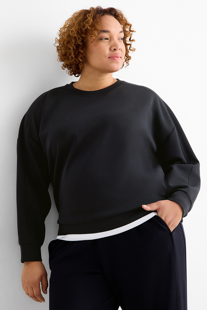 C&A Sweatshirt, Schwarz, Größe: 3XL