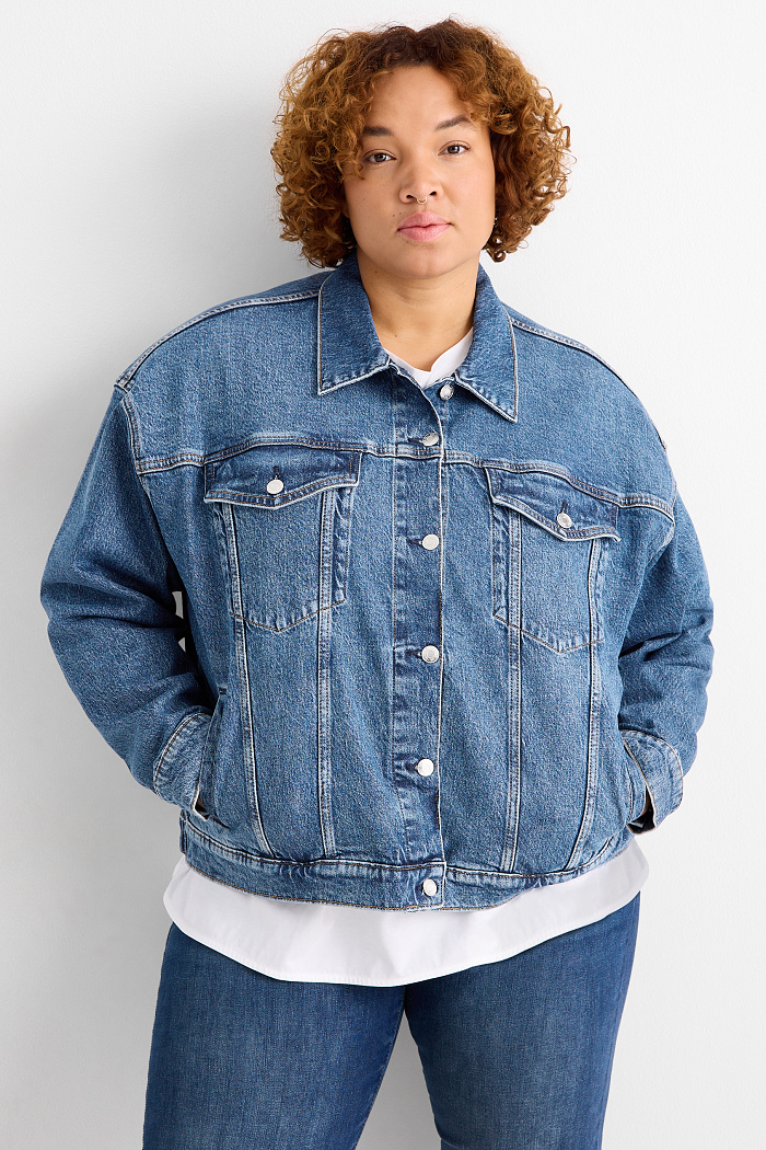 C&A Jeansjacke, Blau, Größe: 3XL