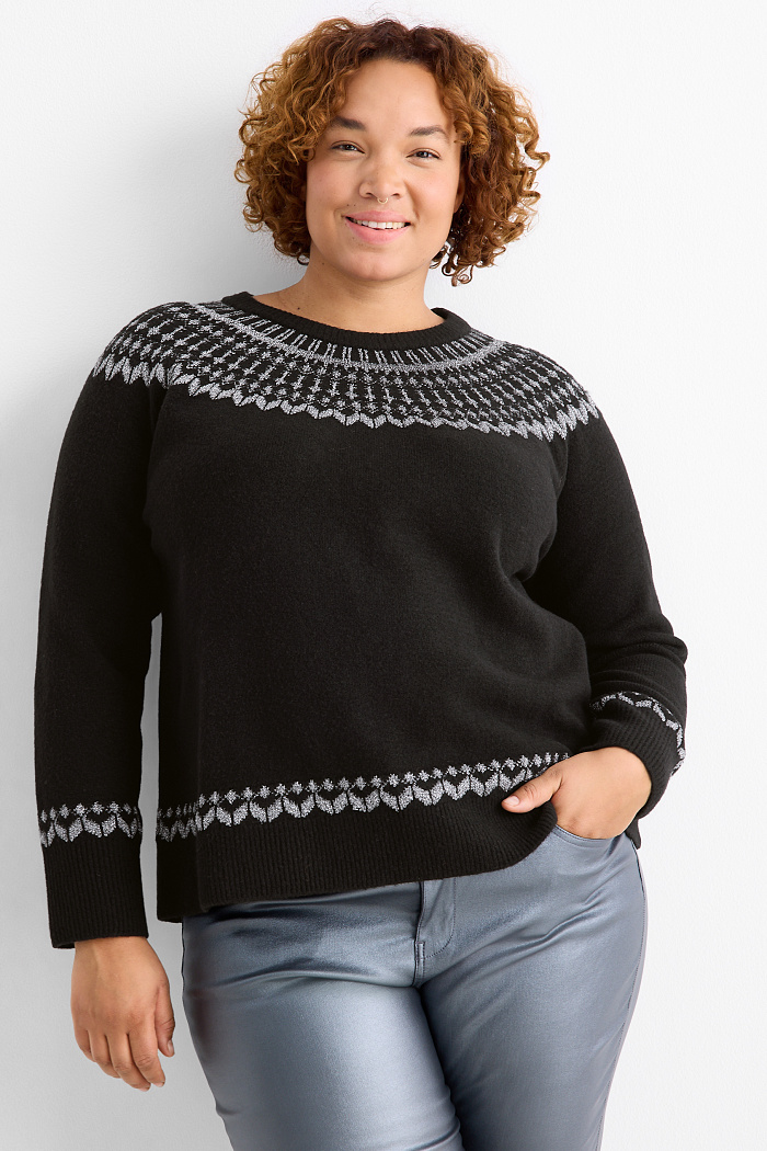 C&A Pullover, Schwarz, Größe: 2XL