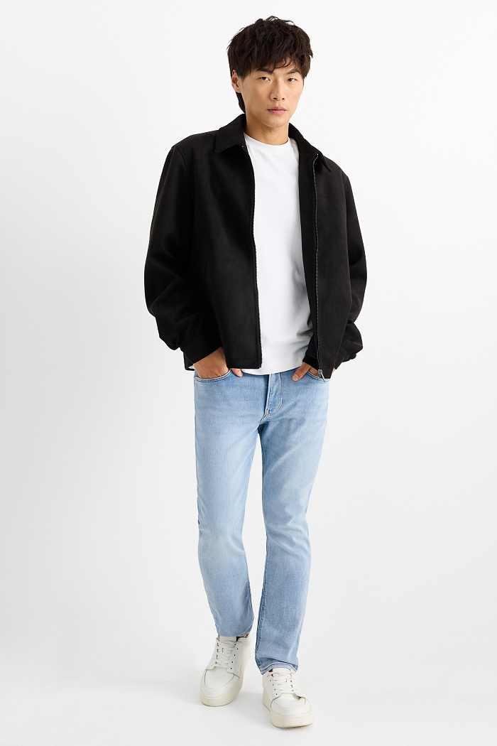C&A Slim Jeans-Flex Jog Denim-LYCRA , Blau, Größe: W42 L32