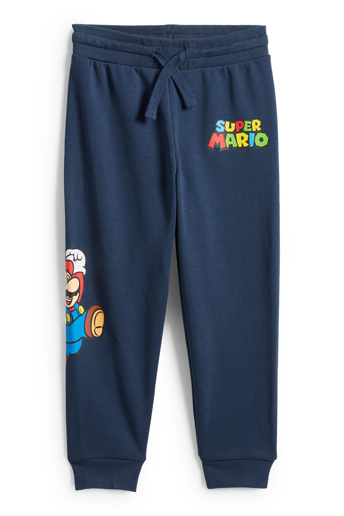 C&A Super Mario-Jogginghose, Blau, Größe: 128