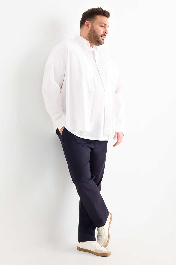 C&A Chino-Regular Fit, Blau, Größe: W52 L32