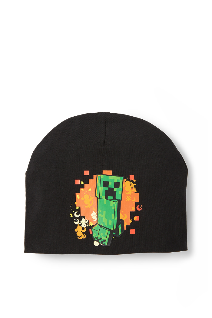 C&A Minecraft-Mütze, Schwarz, Größe: 110-122