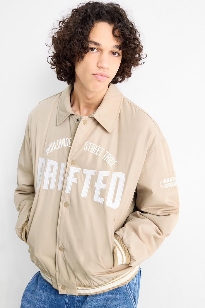 C&A Jacke-gefüttert, Beige, Größe: 2XL