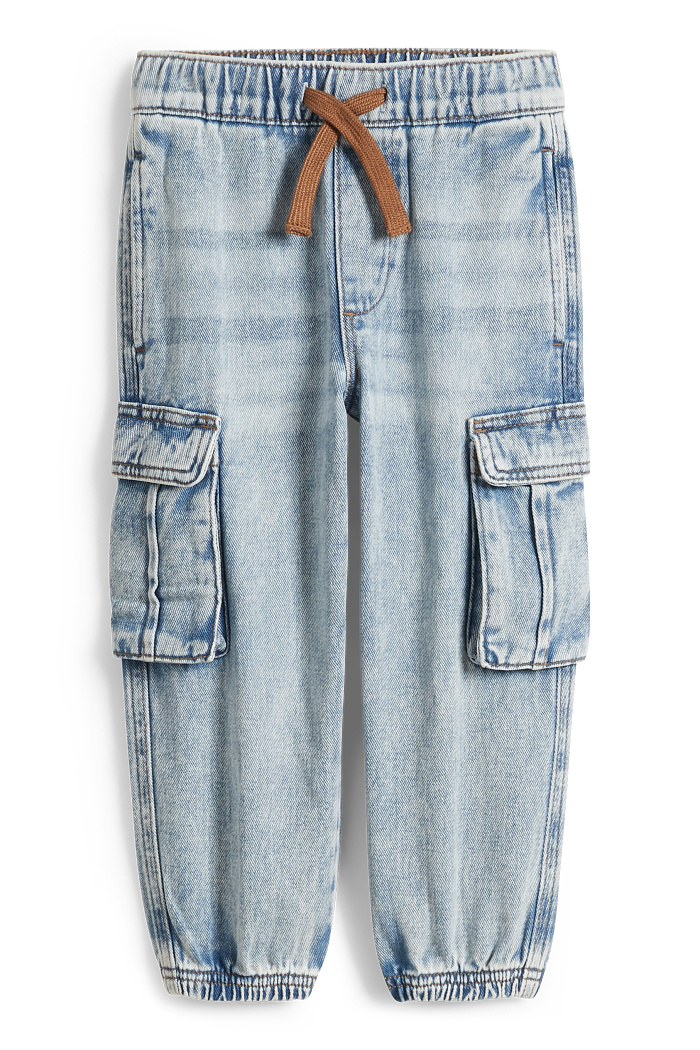 C&A Cargo Jeans, Blau, Größe: 122