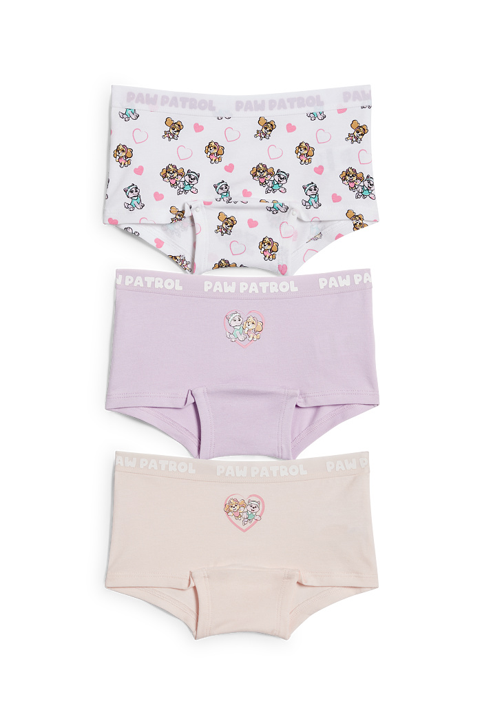 C&A Multipack 3er-PAW Patrol-Skye, Everest-Boxershorts, Rosa, Größe: 122-128