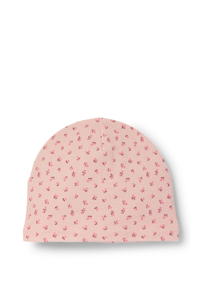 C&A Blume-Mütze-gerippt, Rosa, Größe: 110-122