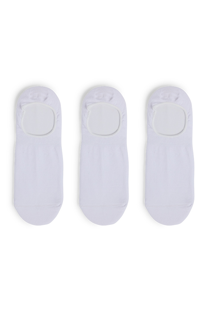C&A Multipack 3er-Füßlinge, Weiß, Größe: 39-42
