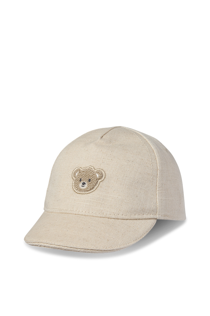 C&A Teddybär-Baby-Cap, Beige, Größe: 42-43