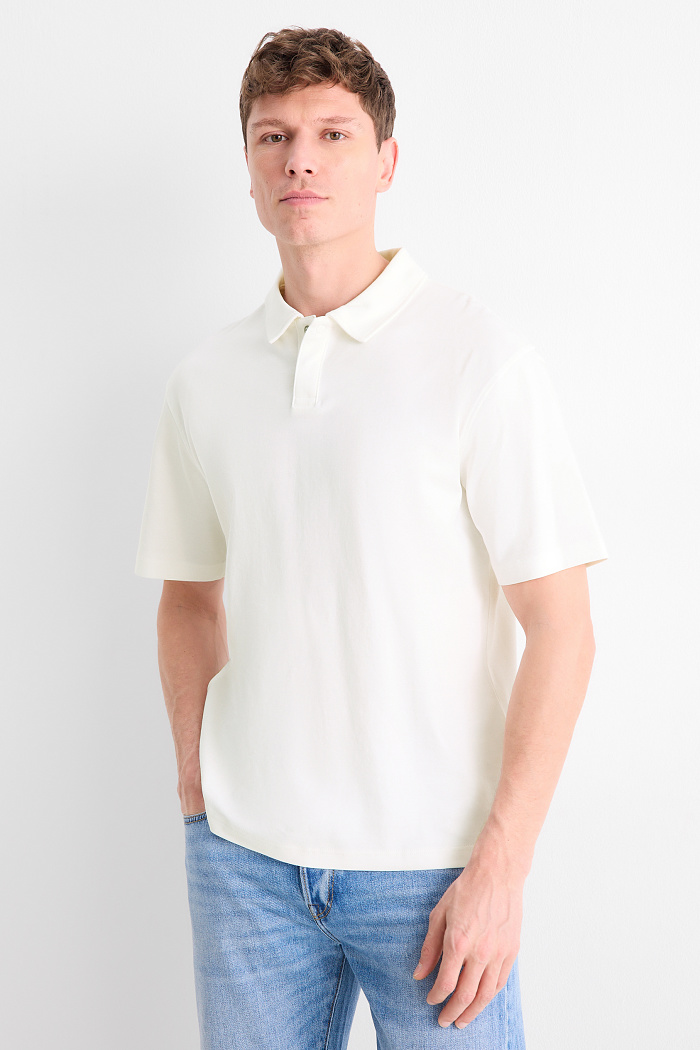 C&A Poloshirt-Relaxed Fit, Beige, Größe: 2XL