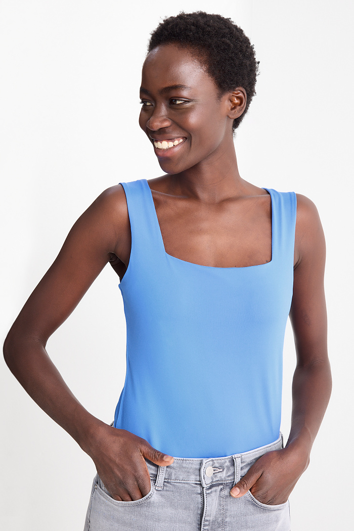 C&A Top, Blau, Größe: XL