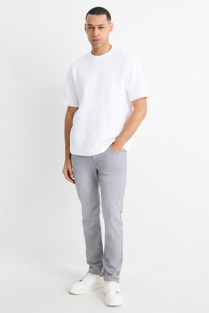 C&A Slim Jeans-LYCRA , Grau, Größe: W32 L34