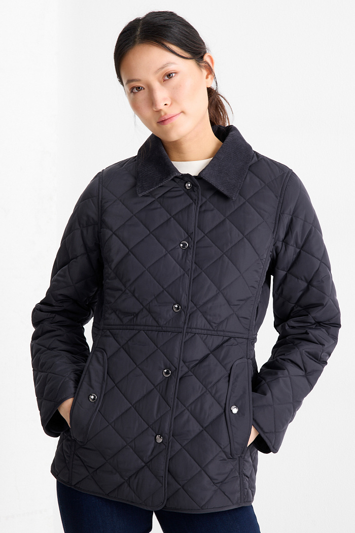 C&A Steppjacke, Blau, Größe: 36