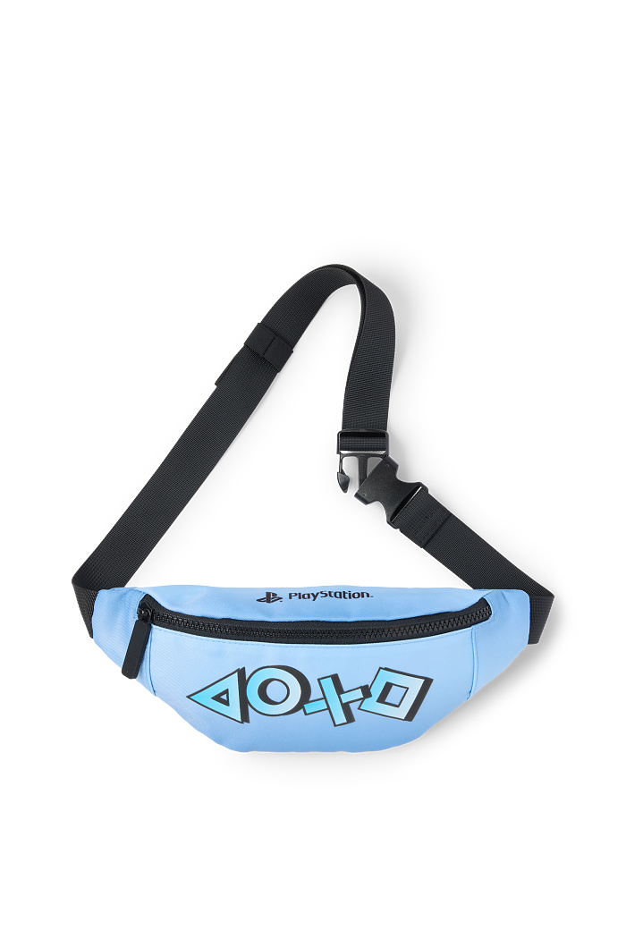 C&A PlayStation-Bauchtasche, Blau, Größe: 1 size