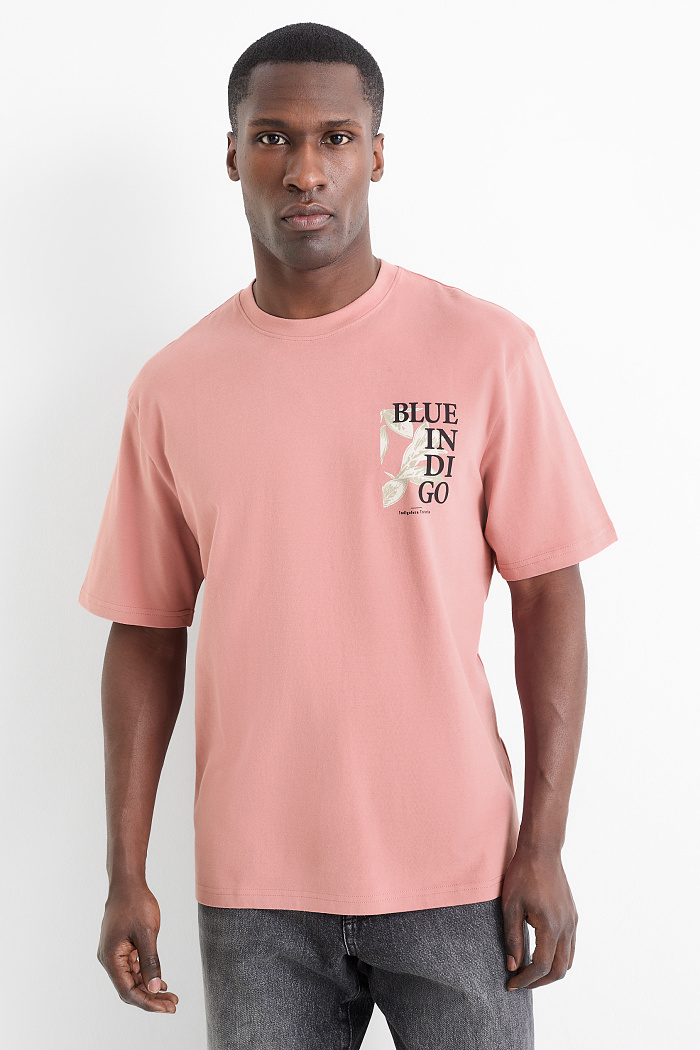 C&A T-Shirt-Relaxed Fit, Rosa, Größe: L